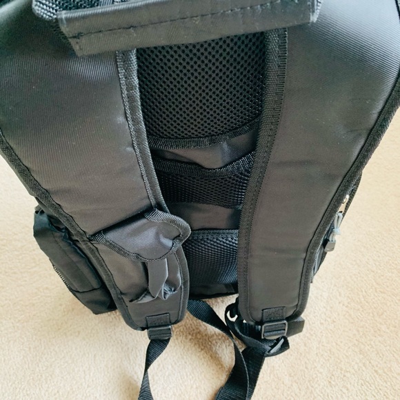 Lifetime Fitness embroidered logo black backpack main image 2
